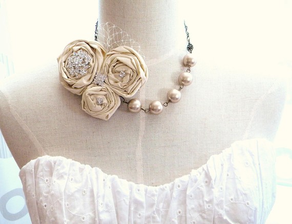 bridal statement necklace
