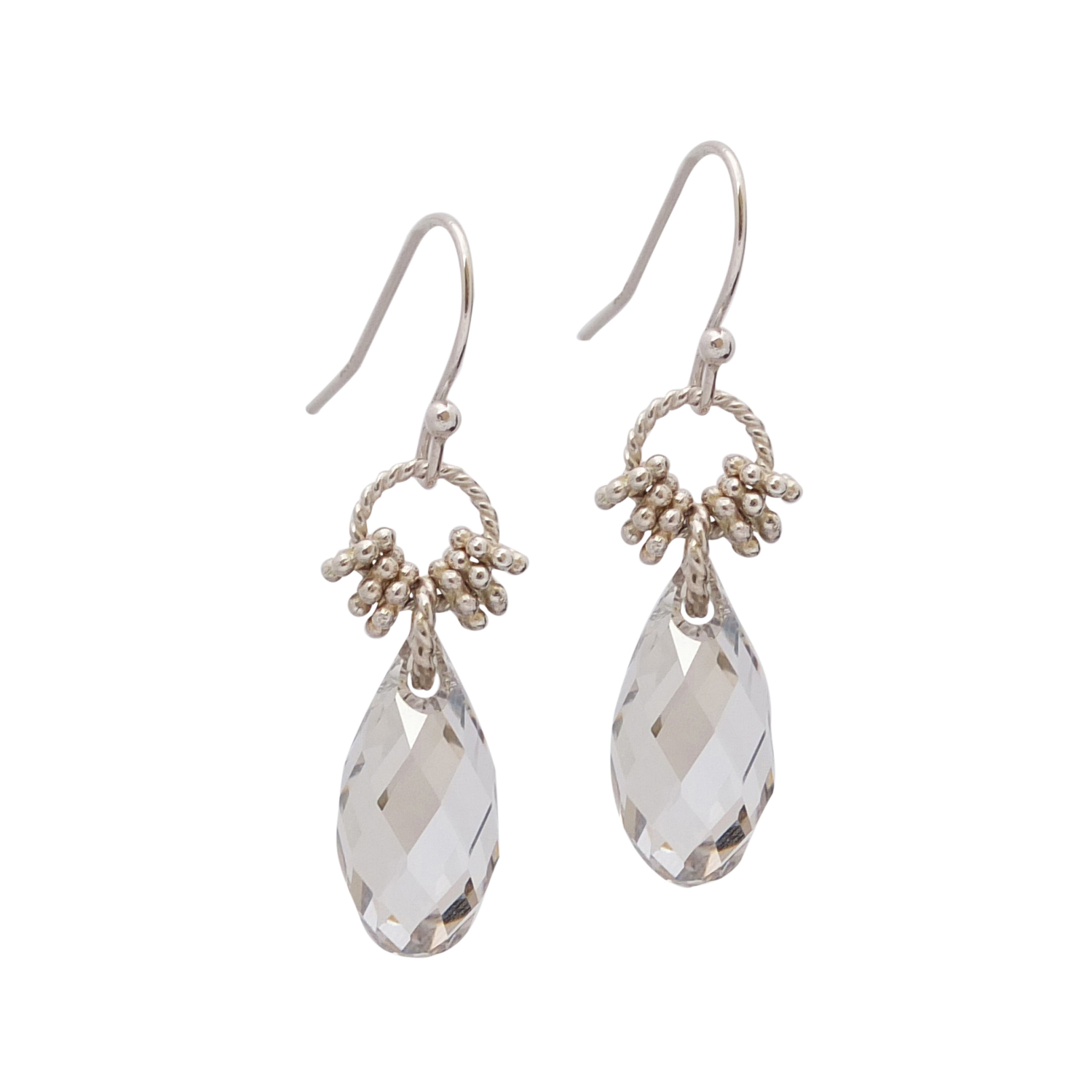 'Ava' Crystal Drop Earrings