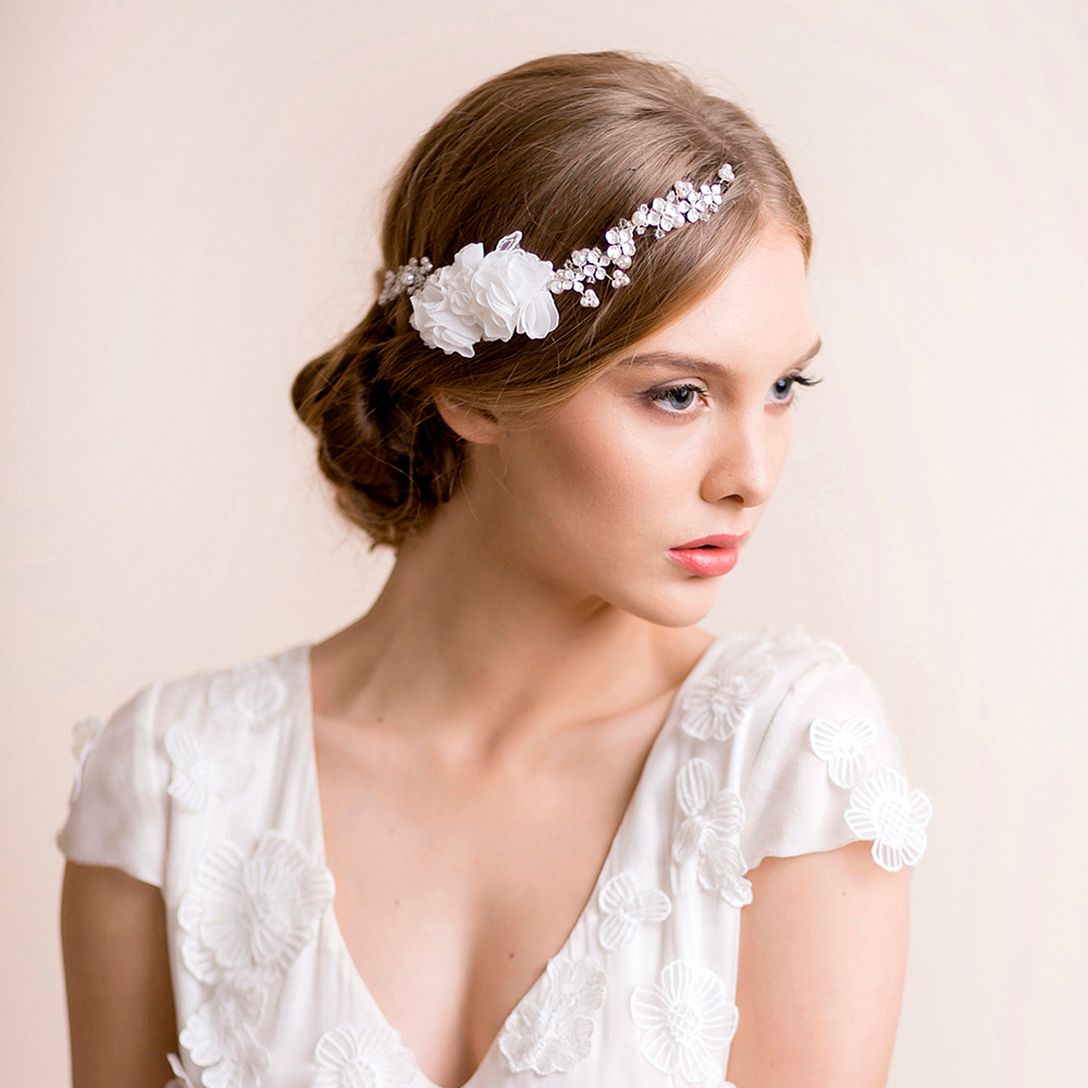 bridal, headpiece, hairpiece, accessory, hair accessory, flower ...
