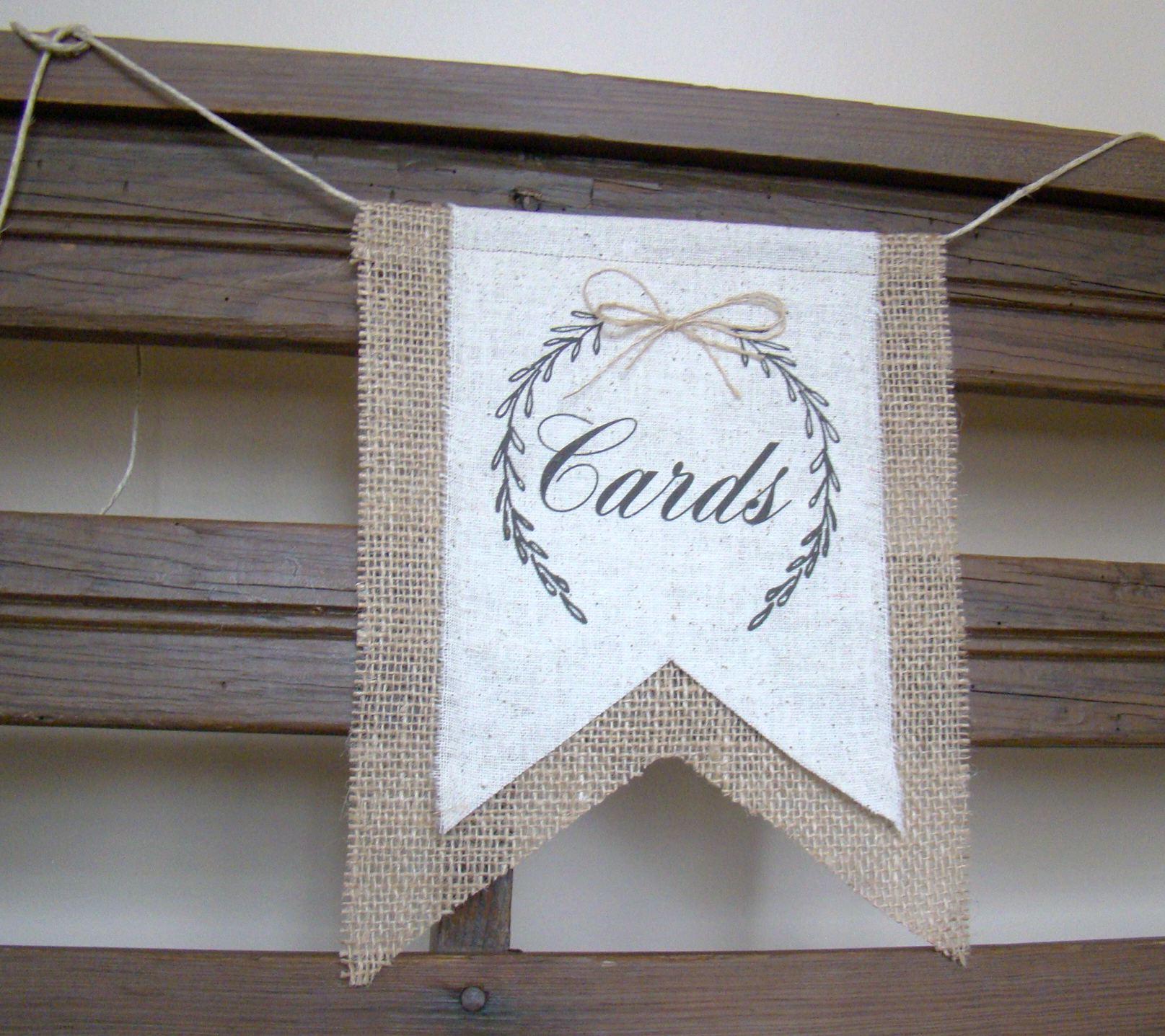 Wedding Reception Cards Banner