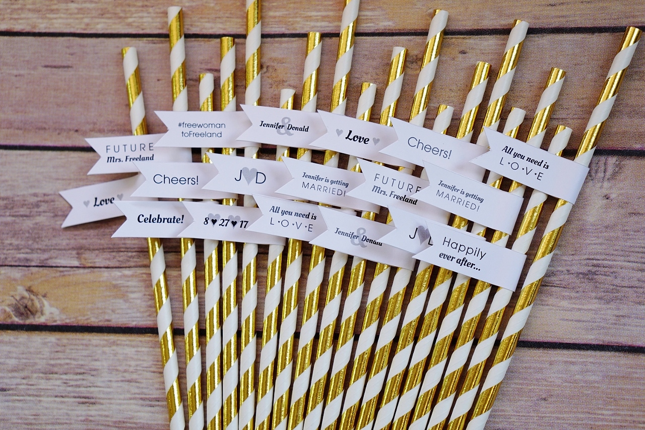 Personalized Straws