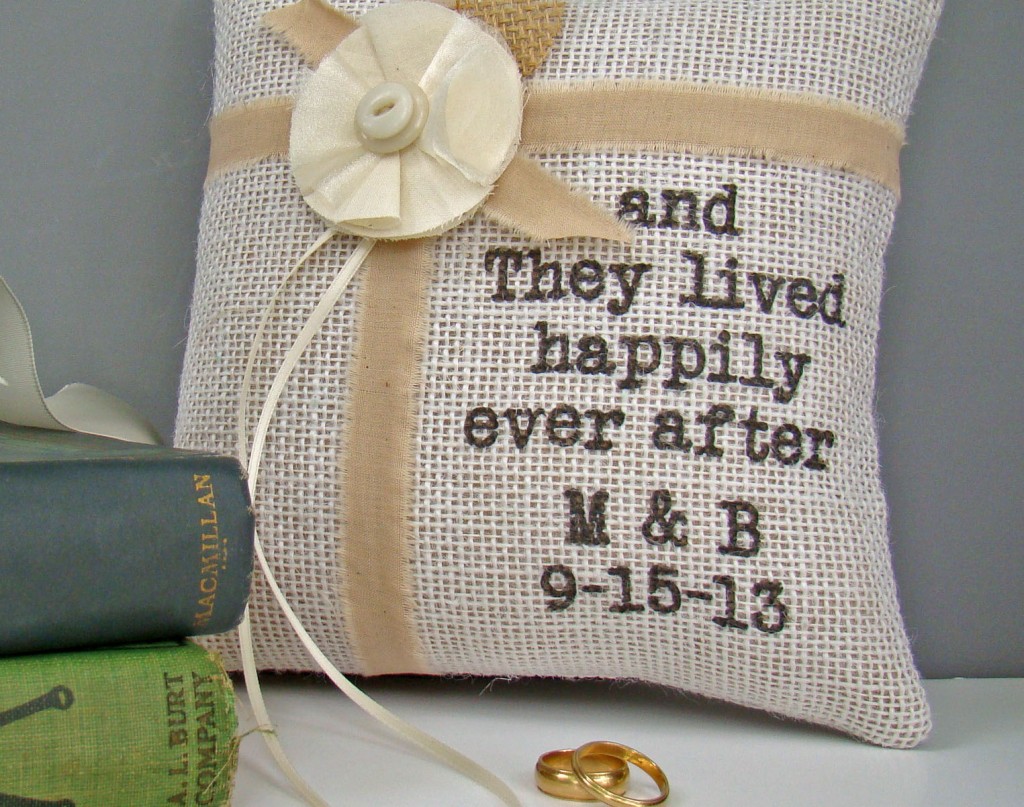  Personalized Ring Bearer Pillow