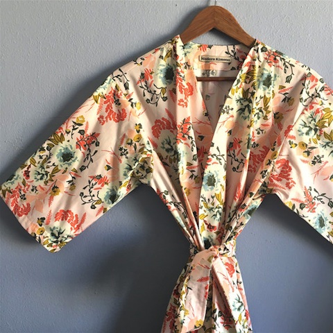 Modern Kimono Pink Posies Collection