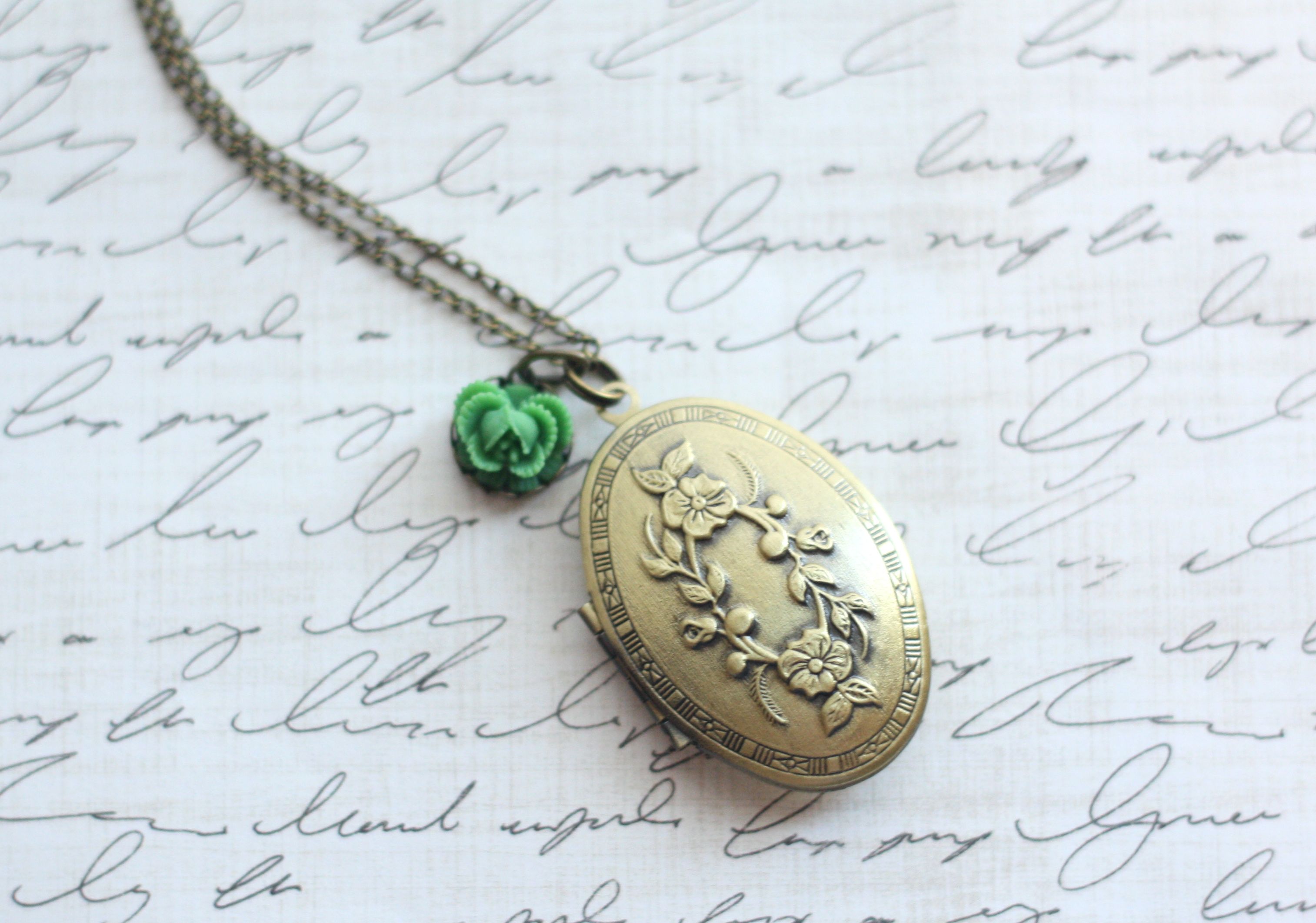 Beaded Navy Chevron Locket Vintage Antique Silver Locket Bridesmaid