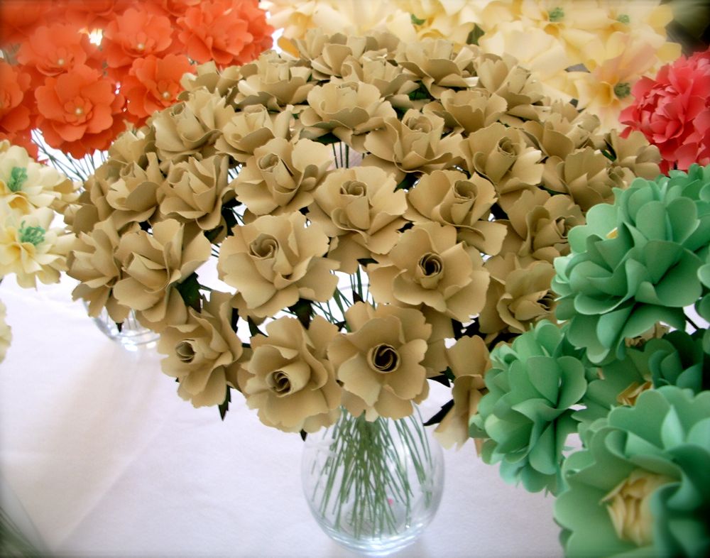 Paper Roses Decor