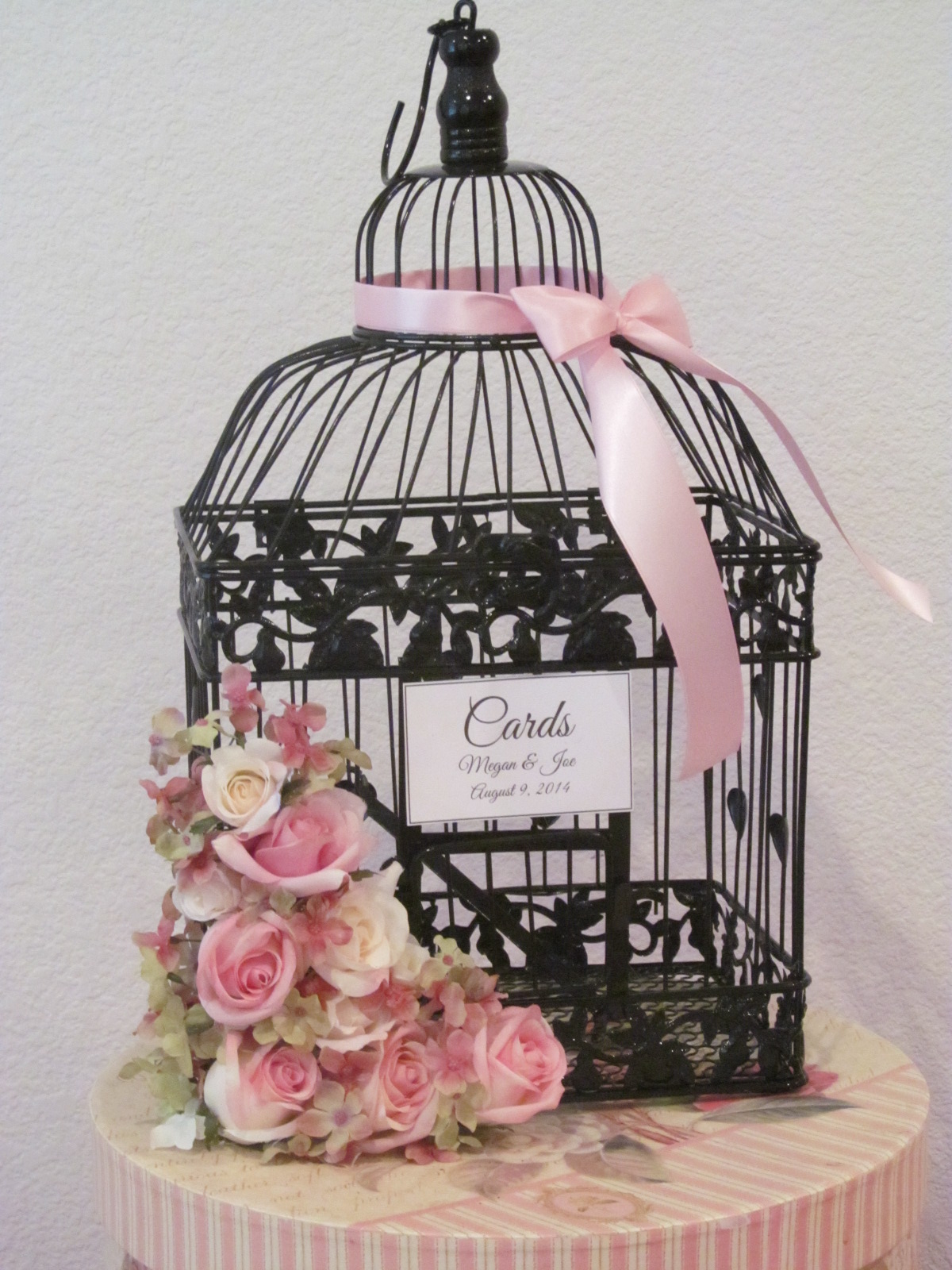Shabby Chic Birdcage Wedding Card Holder