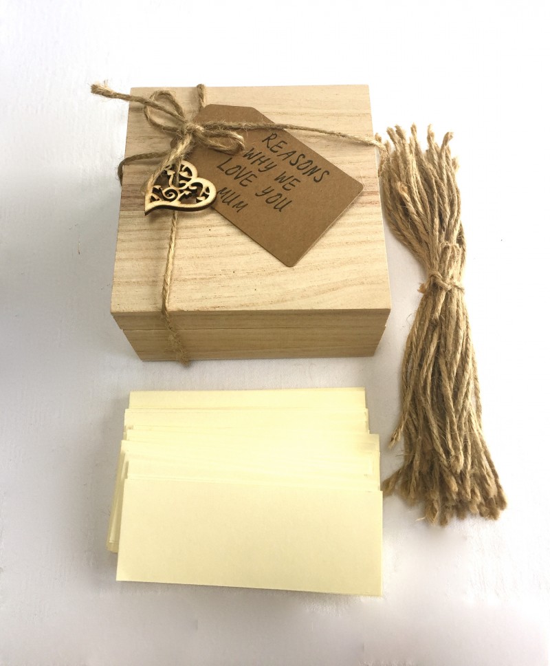 Mom Memory Box Kit write your own 52 reasons why you have an