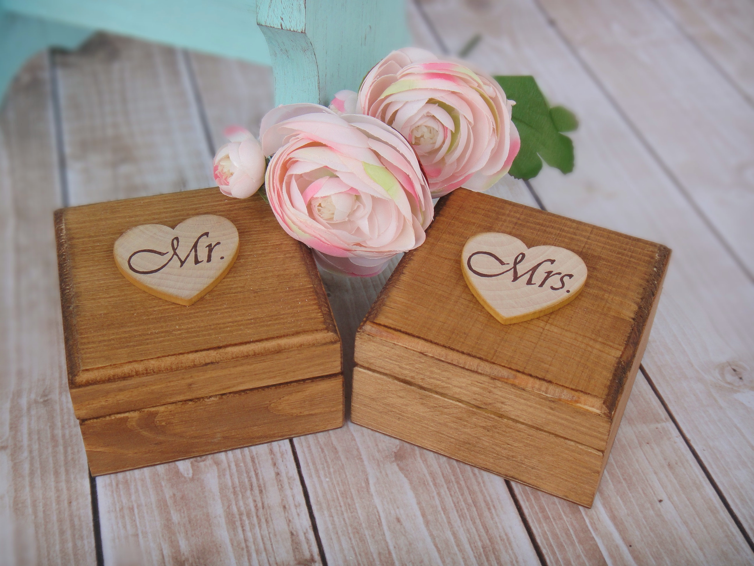 Mr and Mrs Ring Boxes