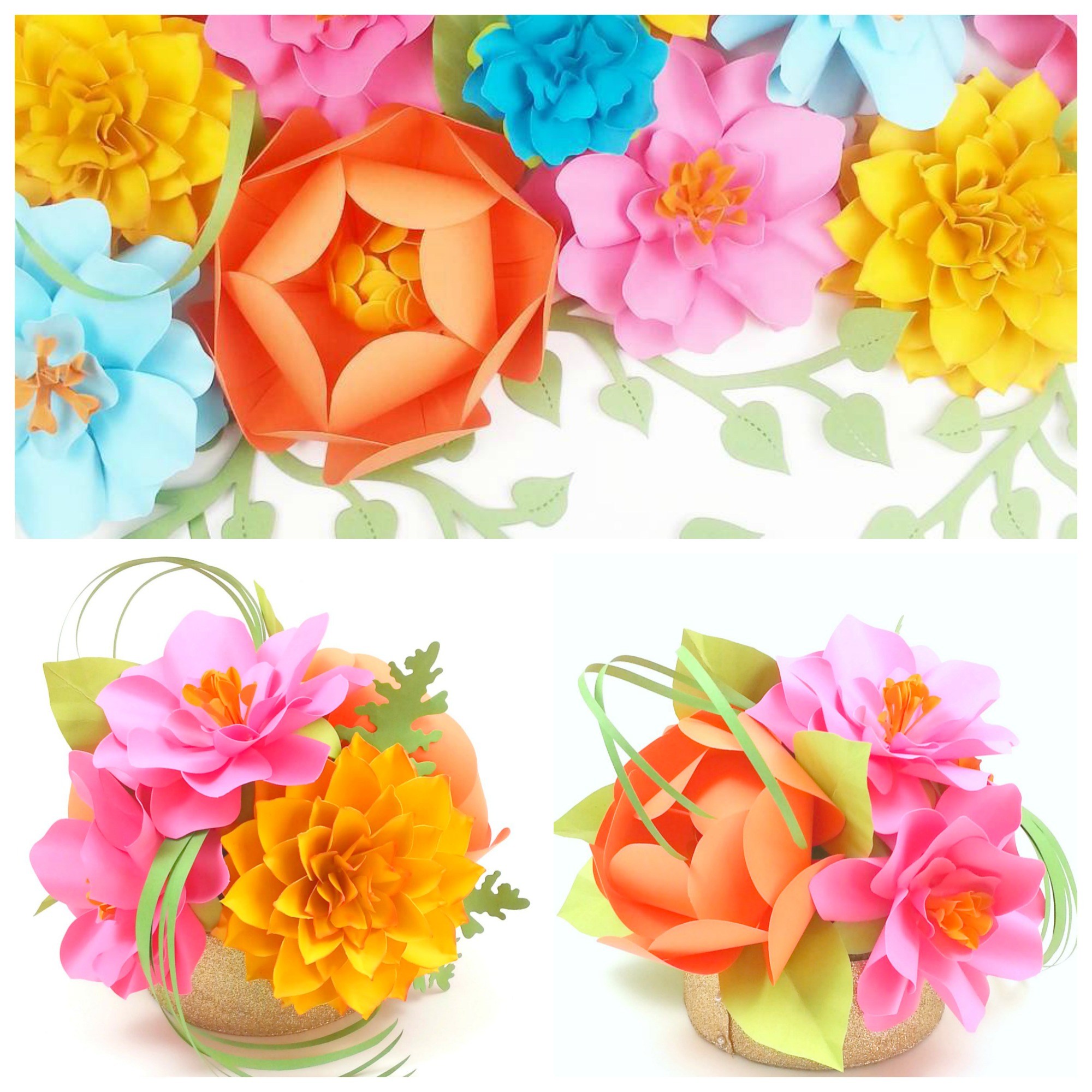 Paper Flower Table Decor