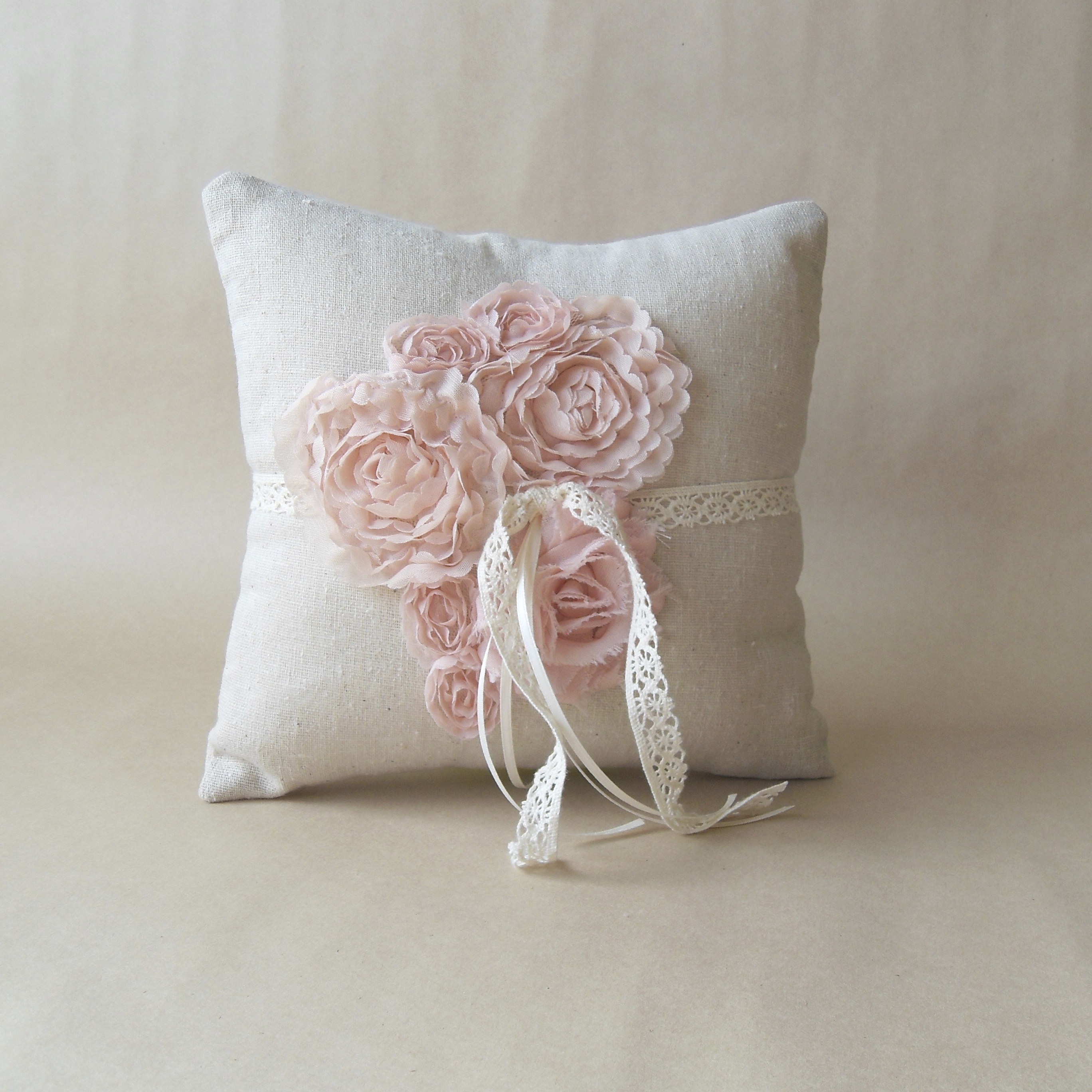 Ring Pillow Blush Wedding Accessories Rustic Wedding Accessories