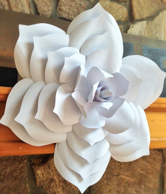 Paper Flower Backdrop, giant paper flowers, paper flowers, wedding ...