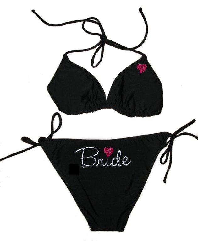 Rhinestone Bride Bikini 0778
