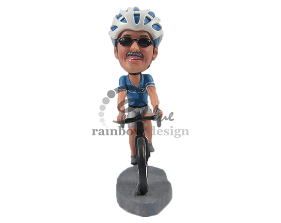 Fancy Cyclist Custom Bobblehead