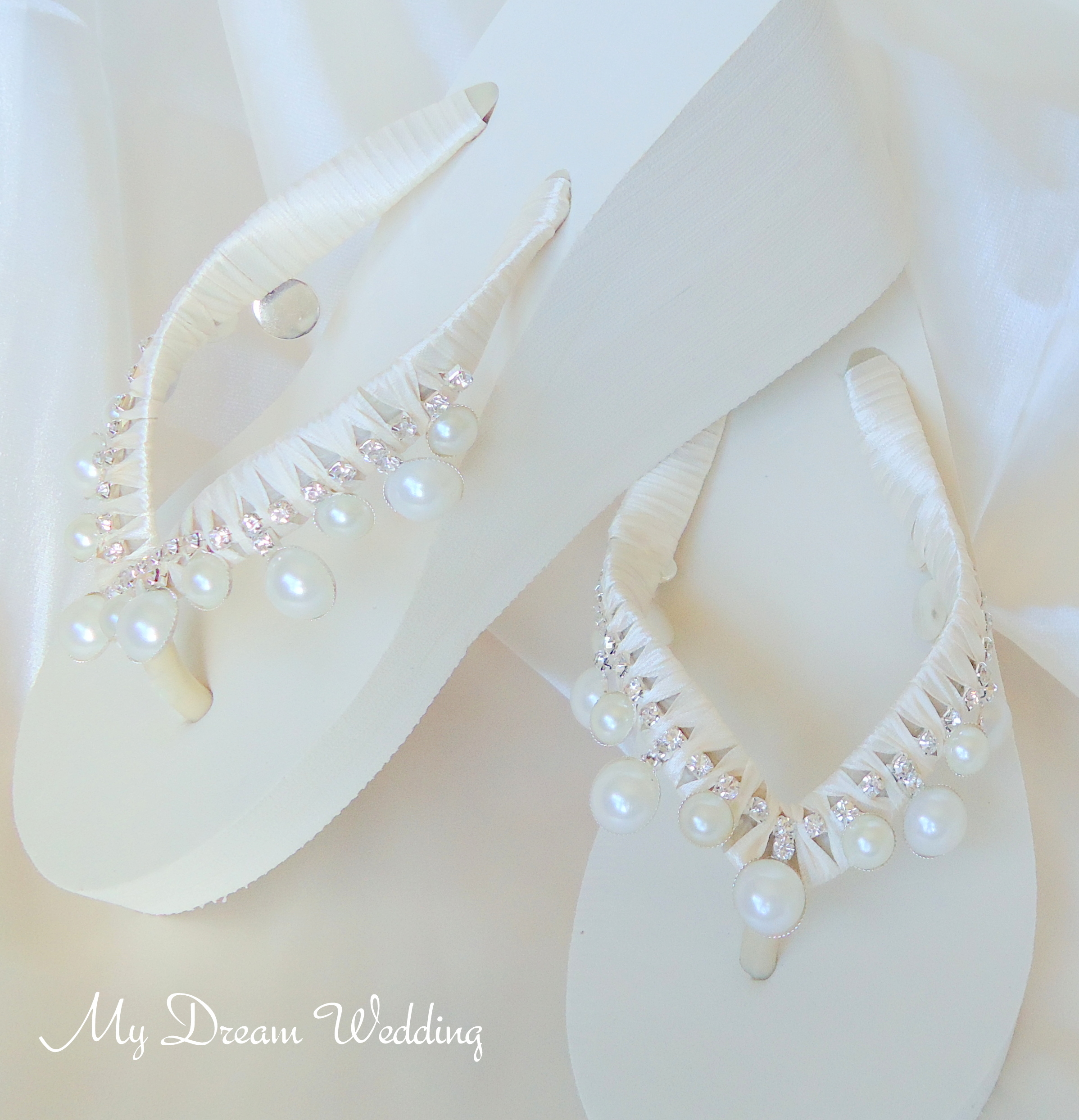 Bridal Ivory Wedges. Devine Dream Dream Collection 01