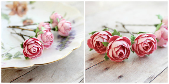 flower girl hair pins