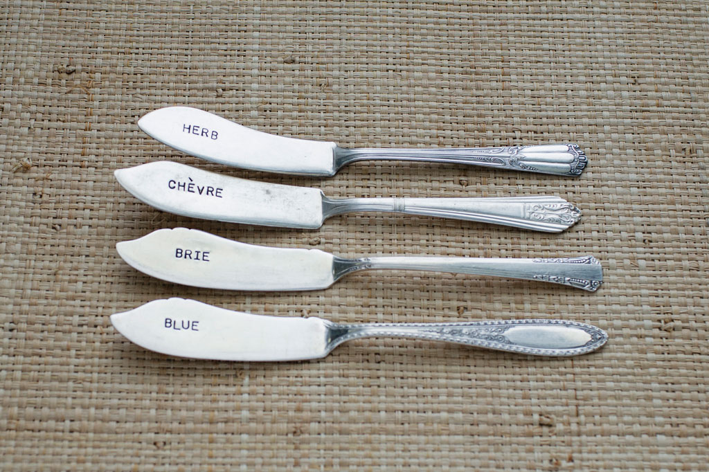 Vintage Silverware Master Butter Knife Cheese Markers