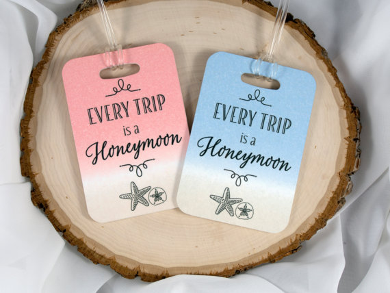 husband and wife luggage tags