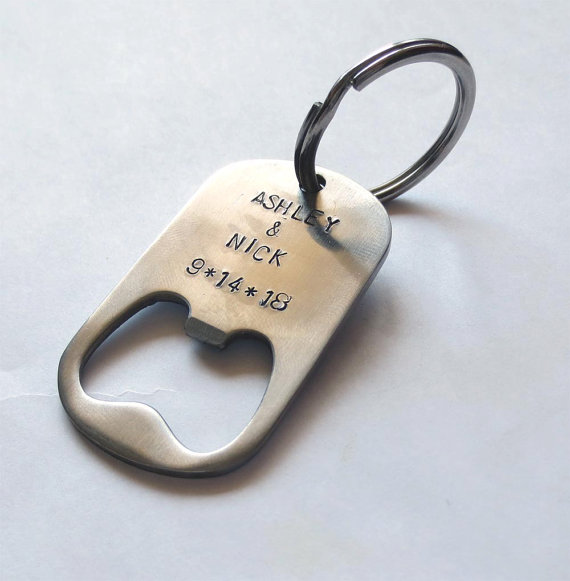 Personalized Dog Tag Bottle Opener