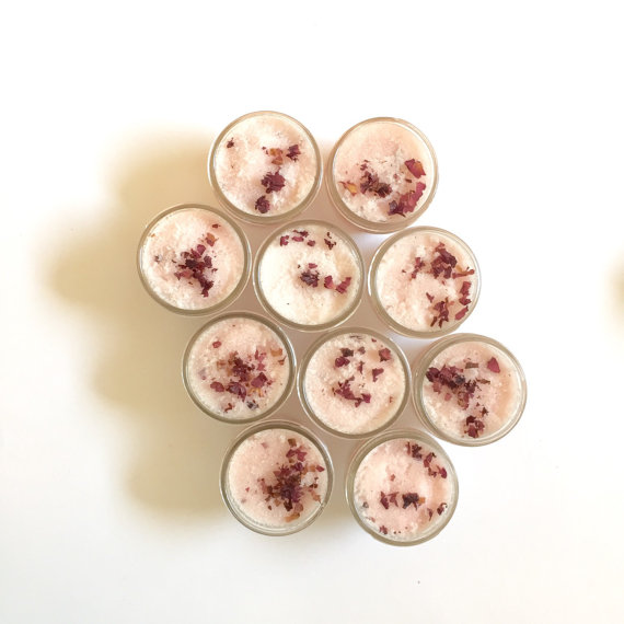 12 Rose Sugar Scrub Body Scrub ,Baby Shower, Bridal Shower, Wedding