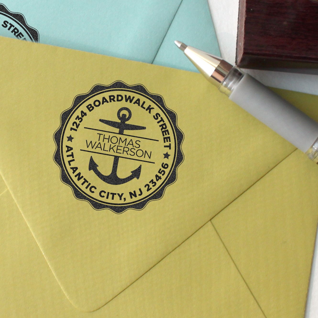 anchor-nautical-address-stamp