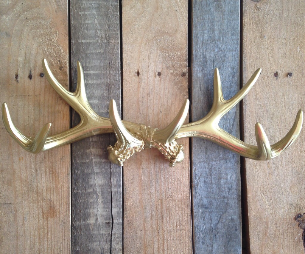 Gold Faux Antlers, Jewelry Rack, Faux Deer Antler, Gold, Jewelry Holder