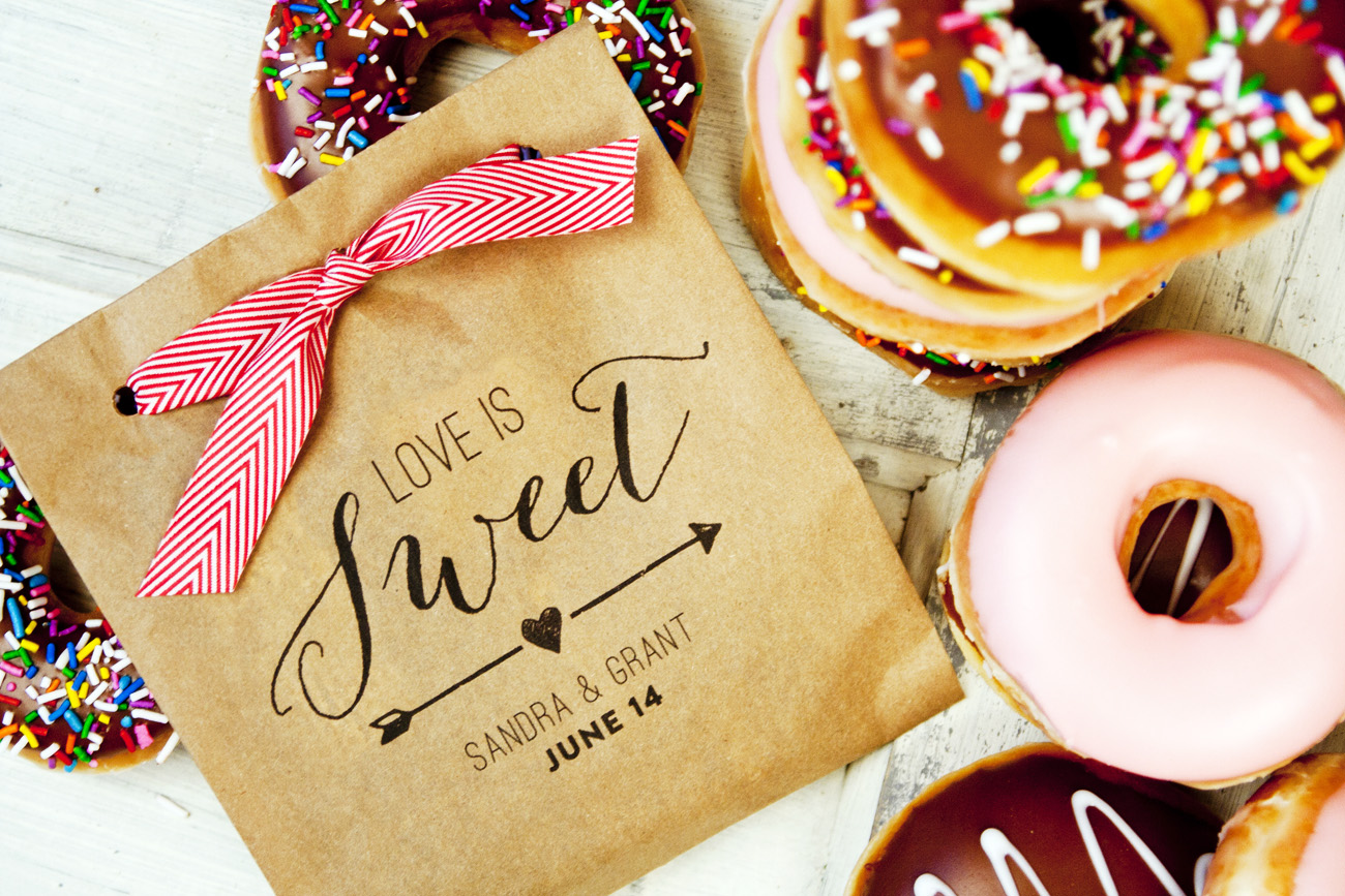 Sweet Love Donut Favor Bag