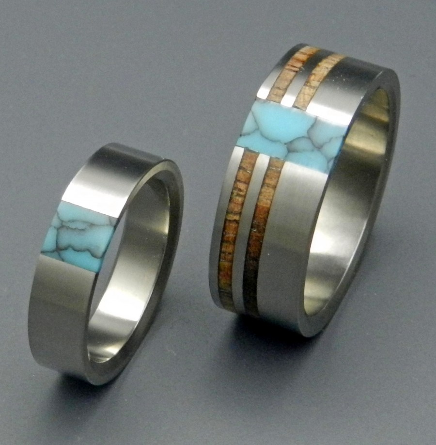 Tickled Turquoise: 5 Unique Wedding Rings for your Turquoise Wedding