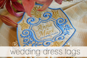 wedding dress tags