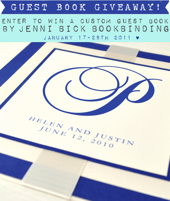 guest book giveaway