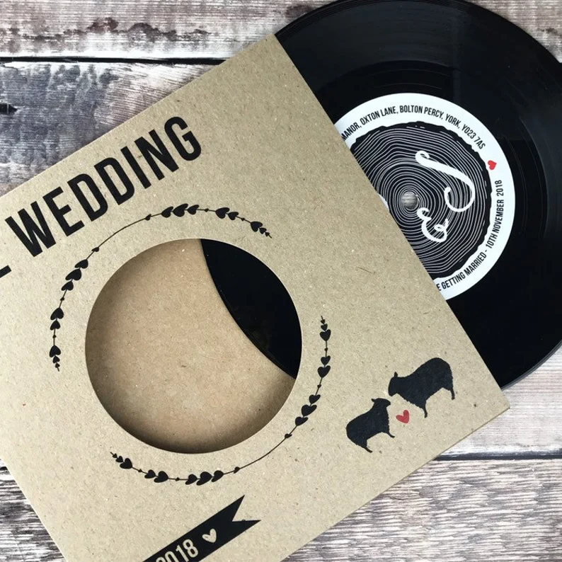 Vinyl Records for Crafting, Wall Decor, Invitations, Wedding Guest Book -  12 inch records