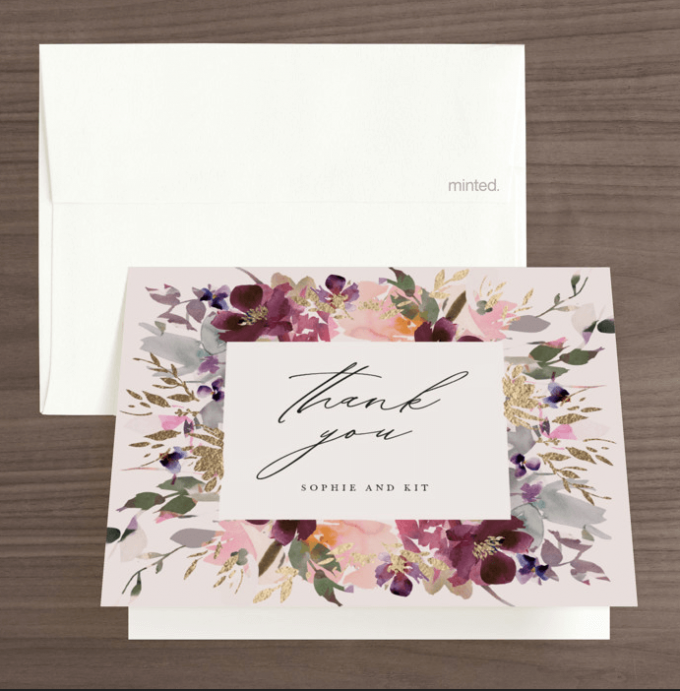 what to write in a wedding thank you card
