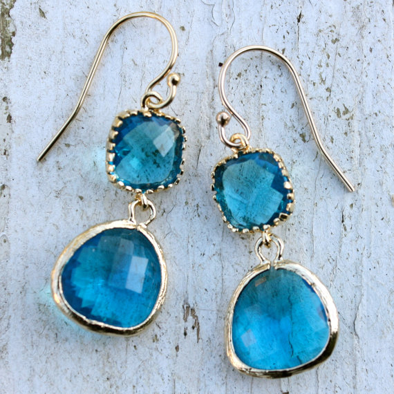 something blue earrings