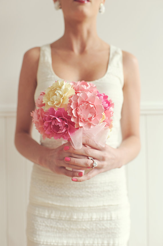 paper flower bouquet