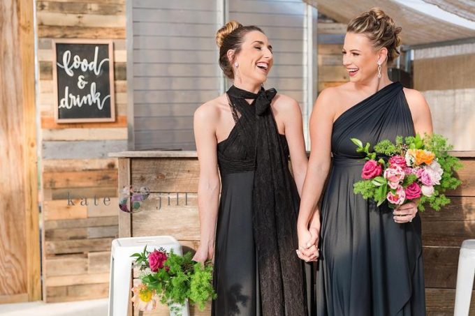 Are Little Black Bridesmaid Dresses a Good Idea? | Emmaline Bride Wedding Blog Are Little Black Bridesmaid Dresses a Good Idea? | Emmaline Bride Wedding Blog