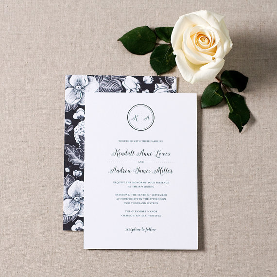 50 Best Wedding Invitations On Etsy Photos Emmaline Bride