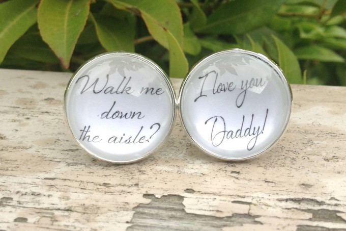 father of the bride cufflinks of all the walks