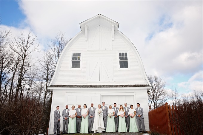 Gorgeous Winter Wedding At The Paint Creek Country Club