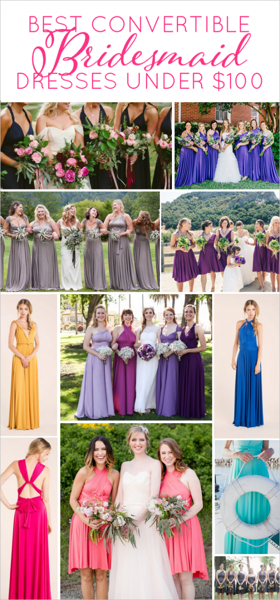 Best Convertible Bridesmaid Dresses (Under $100)