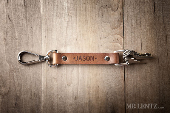 Belt Loop Key chain, great groomsmen wedding gift, leather gift – M & W  Leather