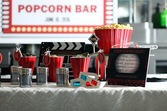 popcorn wedding bar