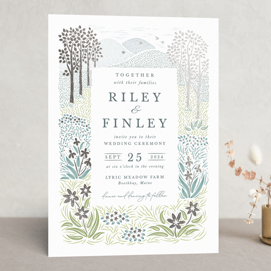 Big Date Wedding Invitations by Anastasia Makarova