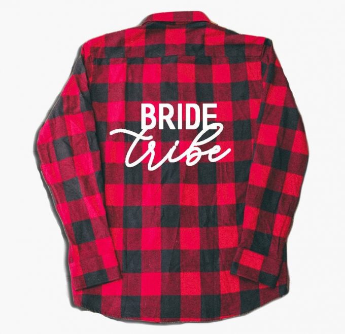 plaid bridesmaid shirts