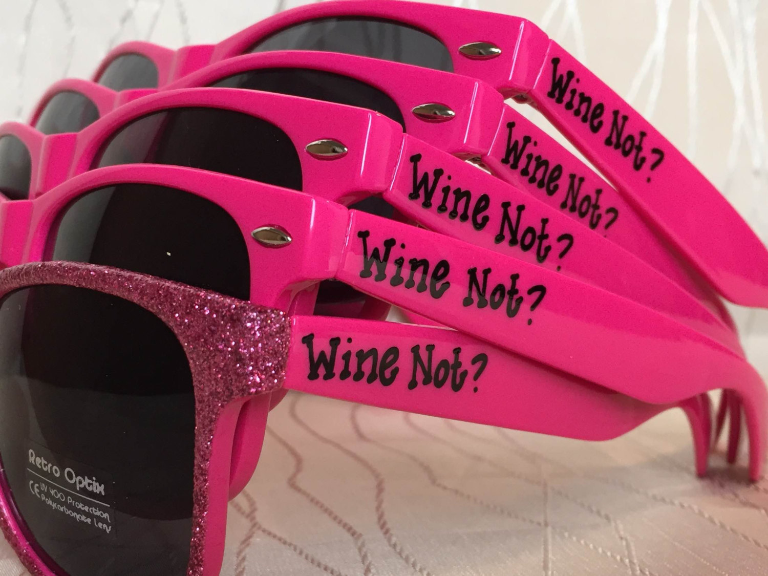 Wine Bachelorette Party Sunglasses -- Handmade-a-Day | Emmaline Bride ...