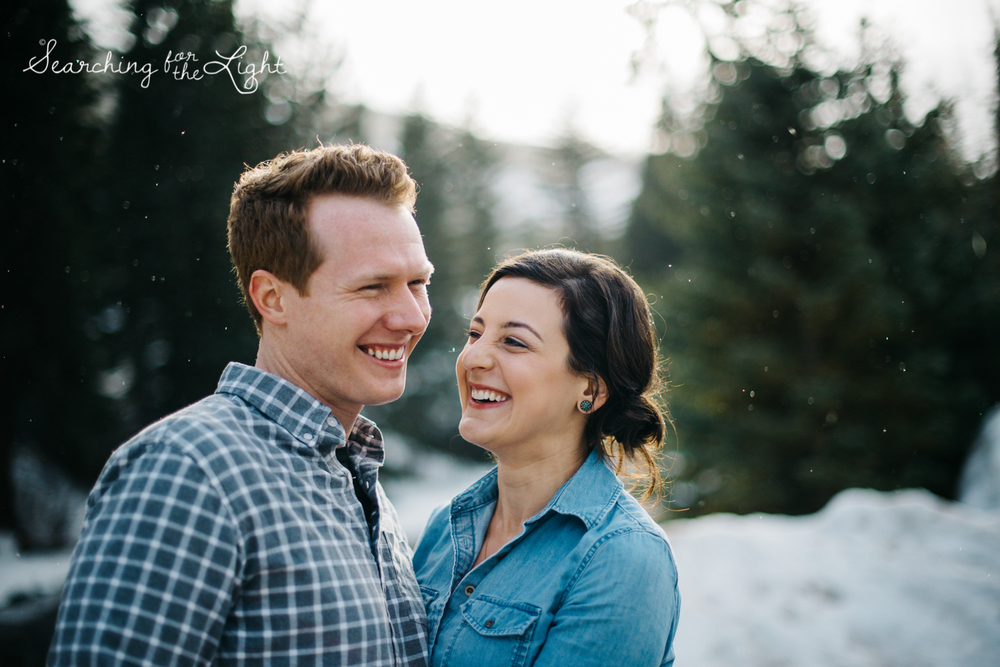 Danielle + Mark's Colorado Mountains Engagement Session | Emmaline ...