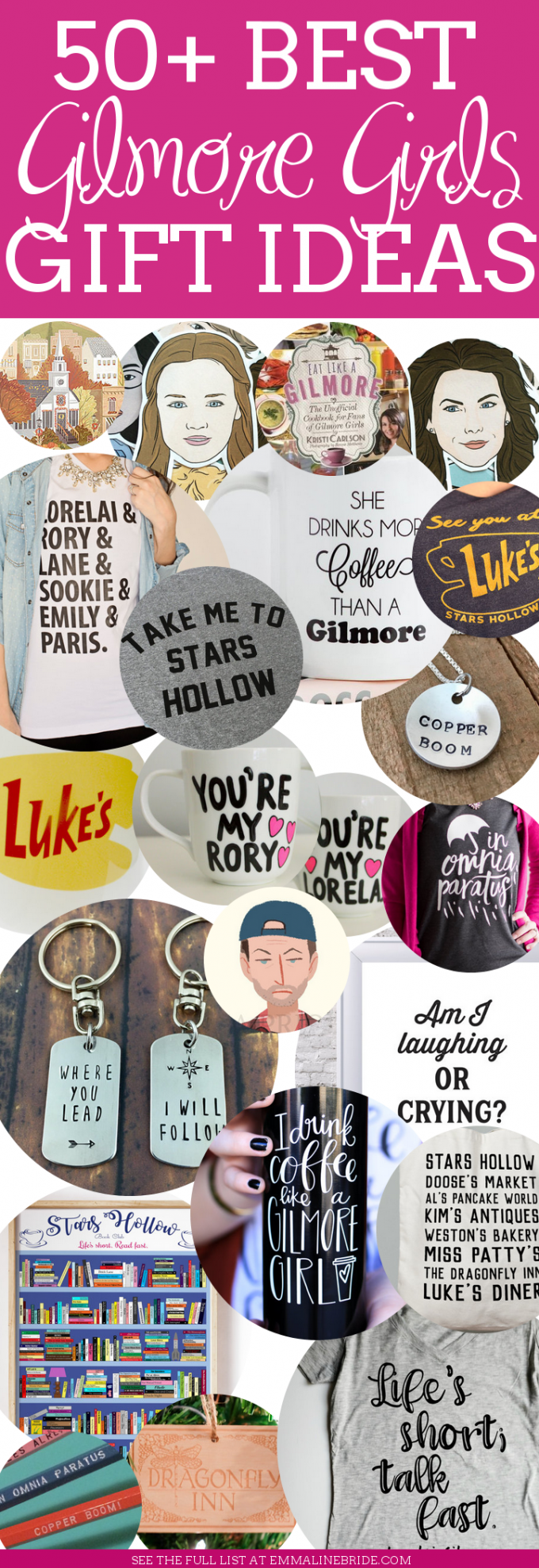 50+ Best Gilmore Girls Gifts | https://emmalinebride.com/gifts/50-best-gilmore-girls-gift-ideas