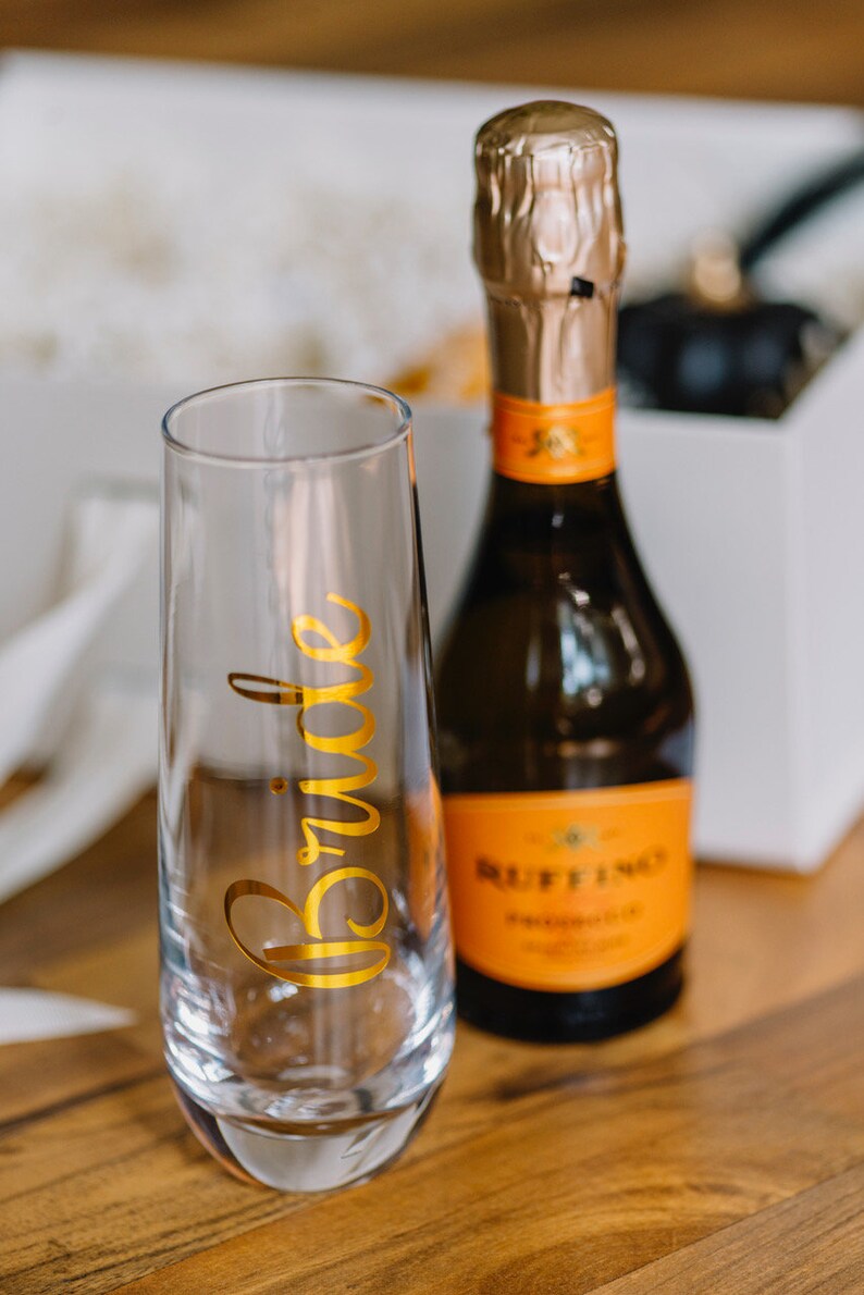 7 Unique Kinds of Bridesmaid Champagne Flutes Emmaline Bride