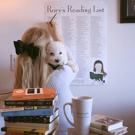 Rorys Reading List via 50+ Best Gilmore Girls Gift Ideas https://emmalinebride.com/gifts/50-best-gilmore-girls-gift-ideas/