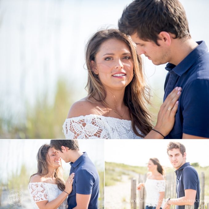 wilmington beach engagement session - Chris Lang Photography