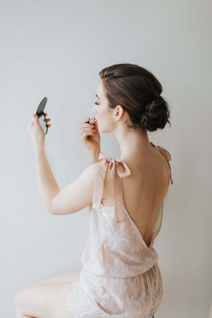 bridesmaid getting ready romper