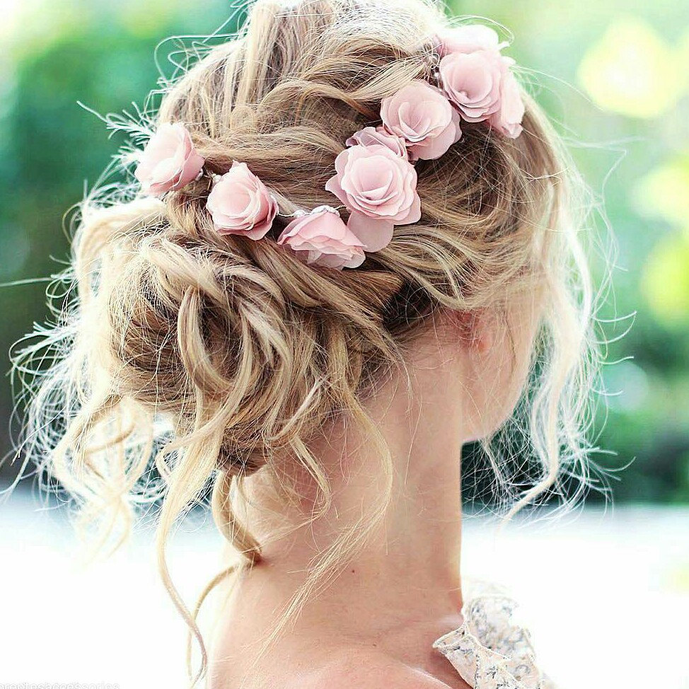 How to Wear Flowers in Hair for Wedding Emmaline Bride